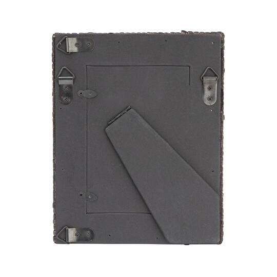 Hello Honey® Black Handwoven Rattan Photo Frame